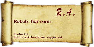 Rokob Adrienn névjegykártya