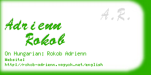 adrienn rokob business card